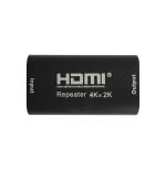 Aisens repetidor hdmi alta velocidad / hec - tipo a hembra en ambos extremos - negro