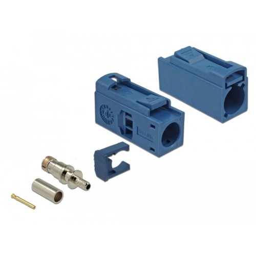 Conector delock fakra c de 25 mm (largo) para crimpar