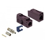 Conector delock fakra d de 25 mm (largo) para crimpar