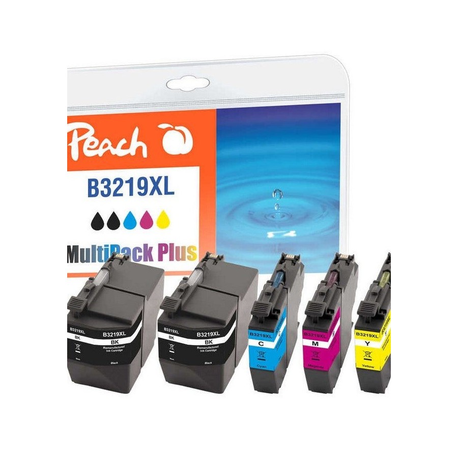 Cartucho de peach brother lc-3219xl, pea, multipackplus, fw comp