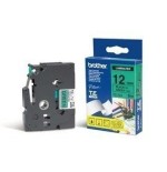 Brother cinta mecanográfico negro sobre verde tze-731 tz-731 12 mm x 8 m, laminado