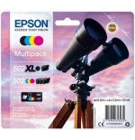 Epson 502xl/502 pack de 4 cartuchos de tinta originales - c13t02w94010