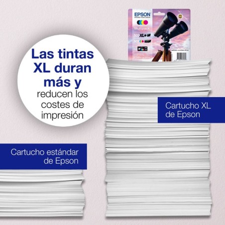 Epson 502xl/502 pack de 4 cartuchos de tinta originales - c13t02w94010