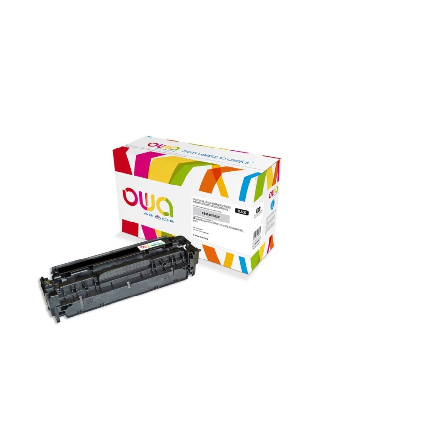Toner armor para hp color laserjet pro 300 m351, m375, pro400 m451, m475 negro