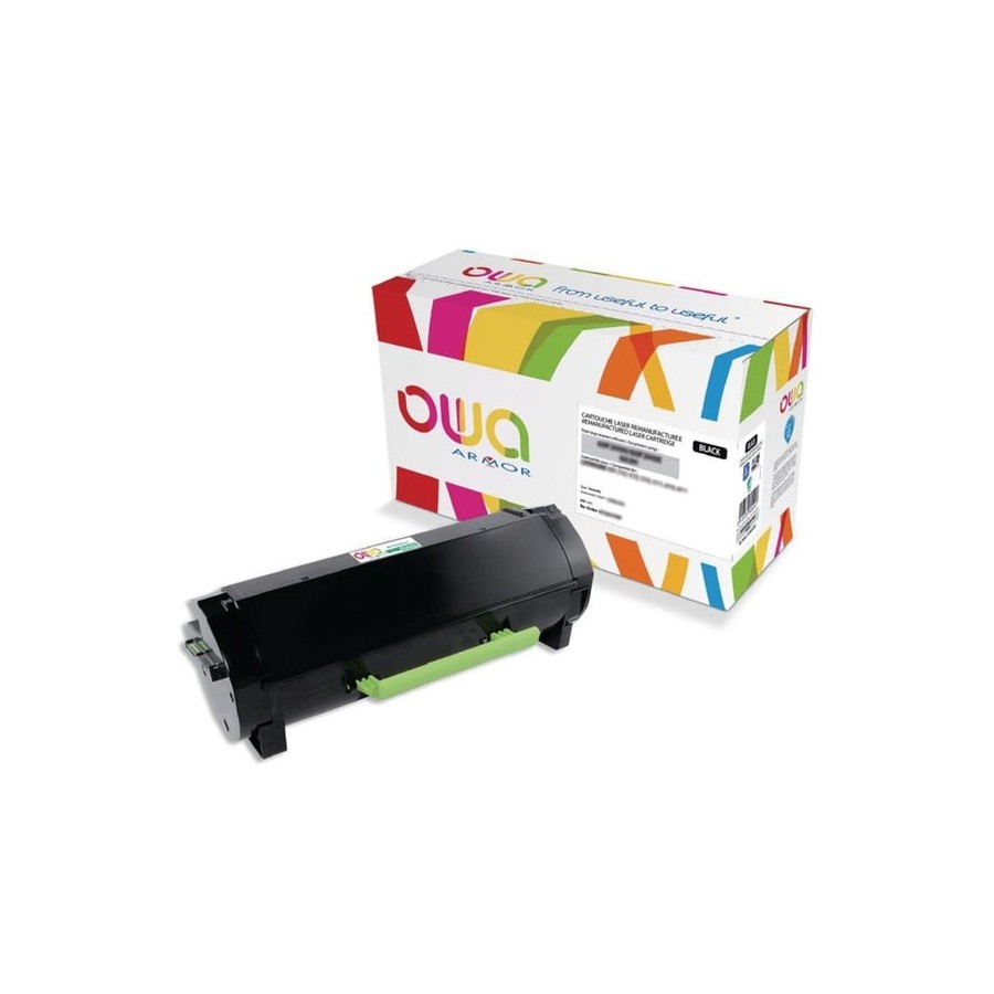 Toner armor para lexmark mx310, 410, 510, 511, 610, 611 toner kit noir, black