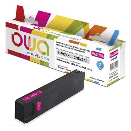 Toner armor para hp officejet pro x4xx/x5xx hp 971xl m