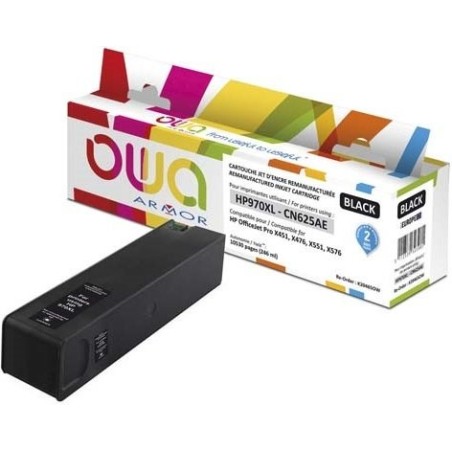 Toner armor para hp officejet pro x4xx/x5xx hp 970xl bk