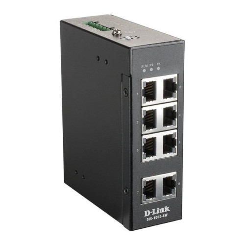D-link dis-100e-8w switch industrial 8x10/100mbps