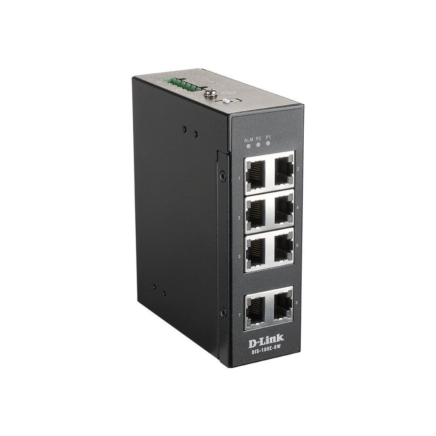 D-link dis-100e-8w switch industrial 8x10/100mbps