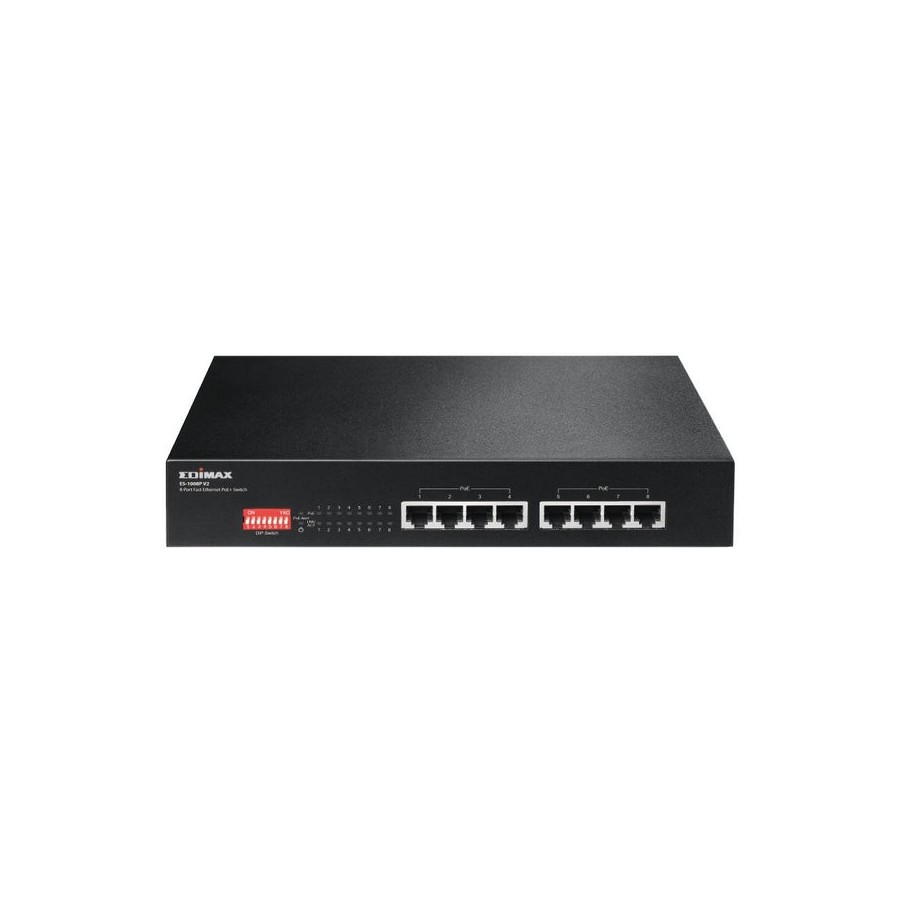 Edimax es-1008p v2 switch 8x10/100mbps poe+