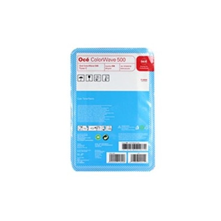 Oce tóner cyan 500 gramo para oce colorwave 500