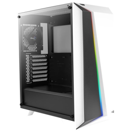 Caja pc aerocool cylon pro blanco atx rgb 13 cristal tem.