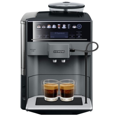 Cafetera espresso automática siemens te651209rw (1500w, color negro)