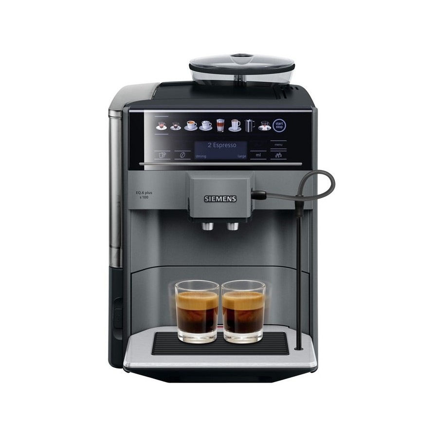 Cafetera espresso automática siemens te651209rw (1500w, color negro)