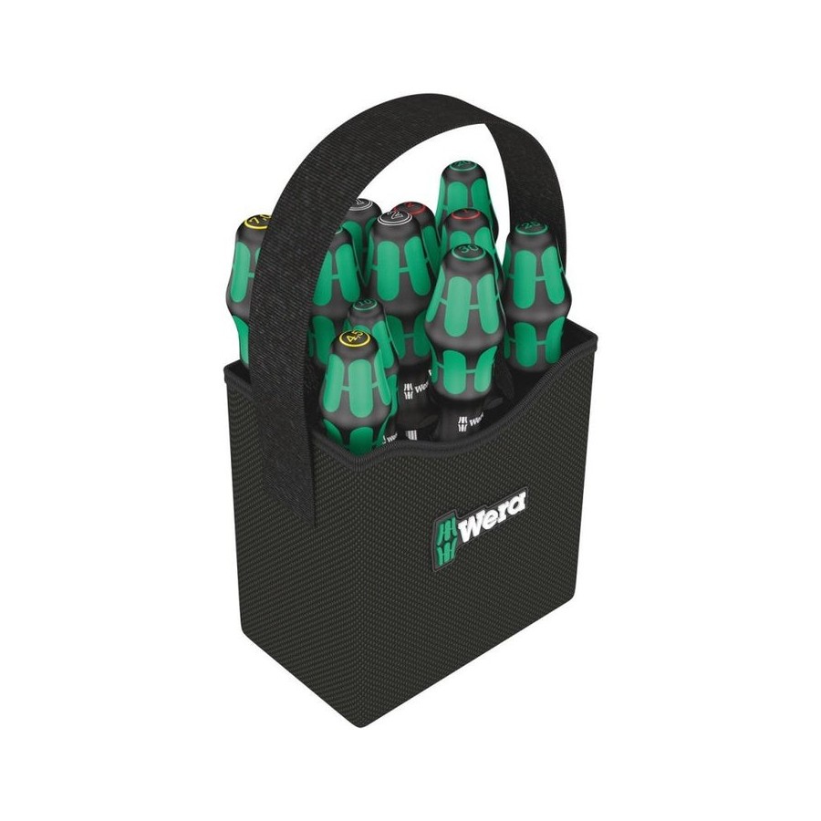 Wera kraftform 2go 300 juego de destornilladores de taller 11 piezas
