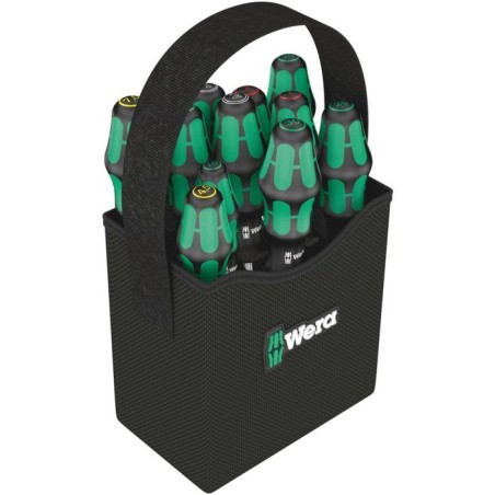 Wera kraftform 2go 300 juego de destornilladores de taller 11 piezas