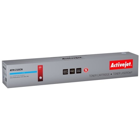Activejet atm-216cn cartucho de tóner compatible cian  replacement konica minolta tn216c