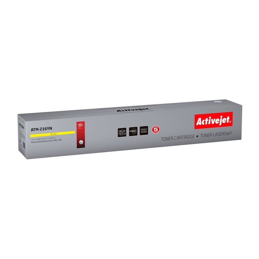 Activejet atm-216yn cartucho de tóner compatible amarillo replacement konica minolta tn216y