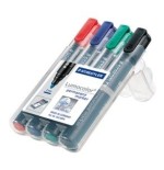 Staedtler marcador lumocolor perm caja 4uds