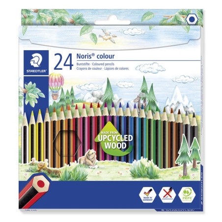 Estuche 24 lapices de colores noris colour surtidos staedtler 185 c24 staedtler 185 c24