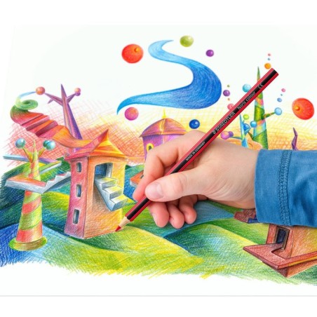 Estuche 24 lapices de colores noris colour surtidos staedtler 185 c24 staedtler 185 c24