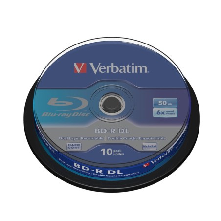 Verbatim  disco blu-ray lectura/escritura (bd) bd-r 50 gb 10 pieza(s) 43746