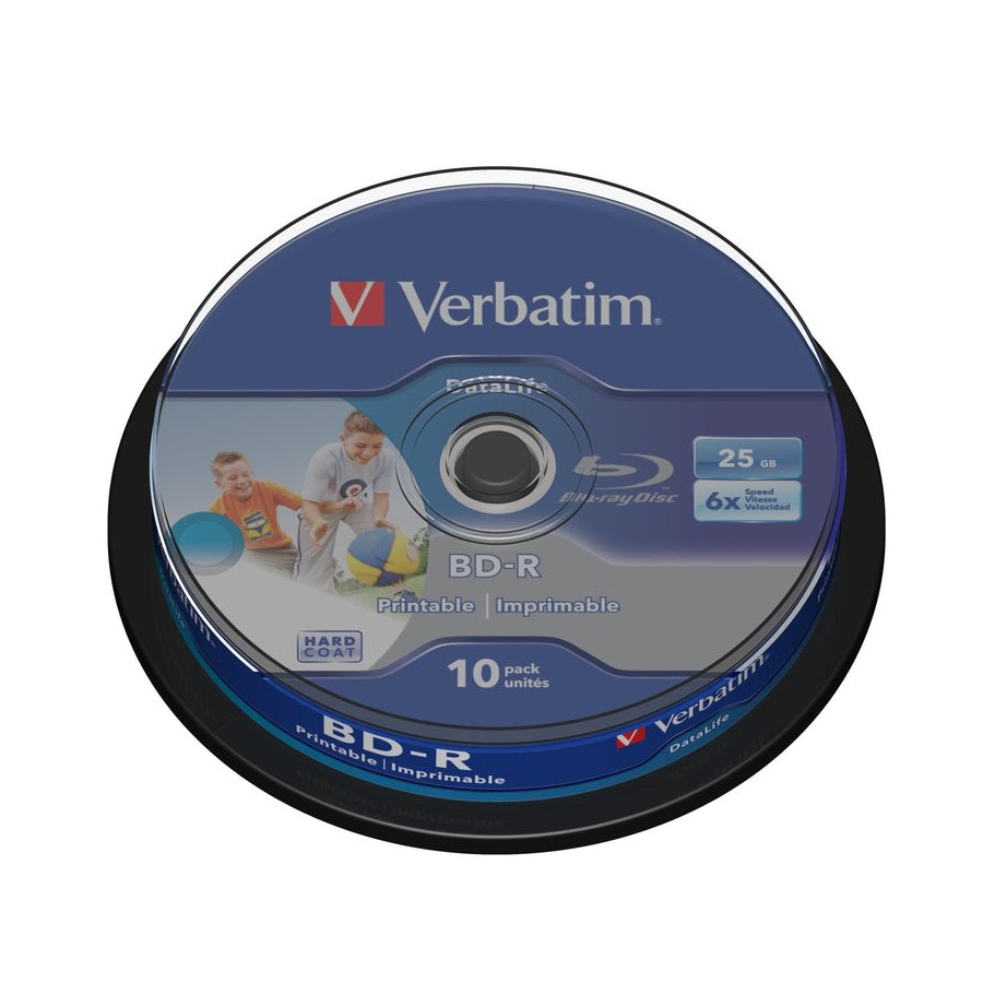 Verbatim datalife 6x bd-r 25 gb 10 pieza(s) 43804