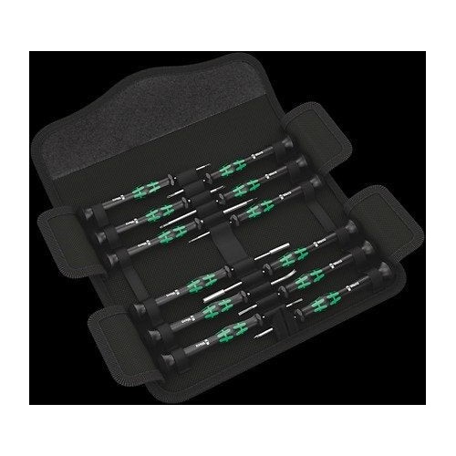 Wera micro 12 electronics 1 juego destornillador estándar