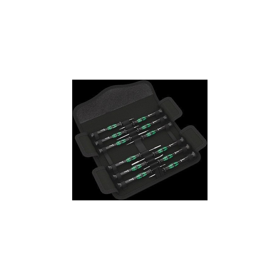 Wera micro 12 electronics 1 juego destornillador estándar