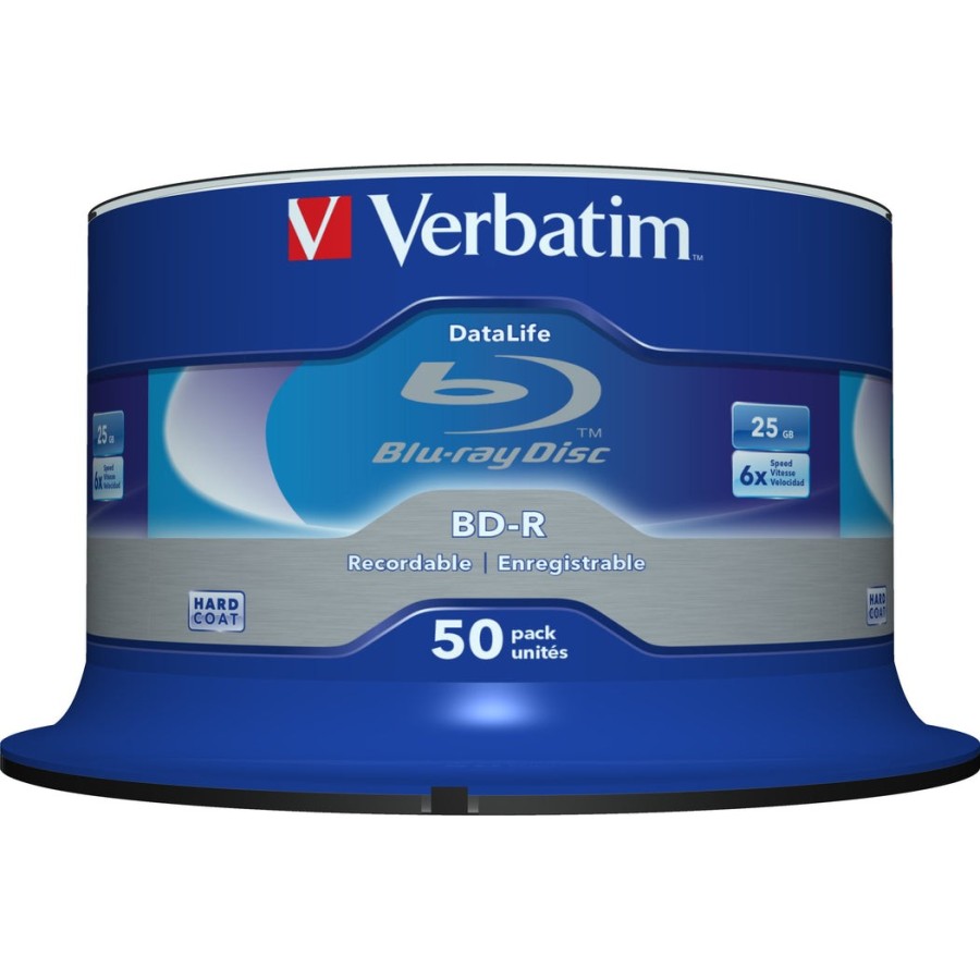 Verbatim datalife 6x bd-r 25 gb 50 pieza(s) 43838