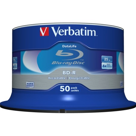 Verbatim datalife 6x bd-r 25 gb 50 pieza(s) 43838