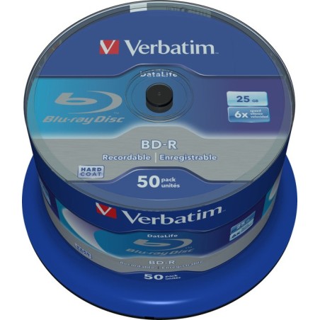Verbatim datalife 6x bd-r 25 gb 50 pieza(s) 43838
