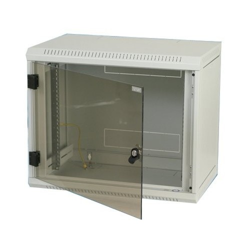 Triton rba-09-as4-cax-a1 armario de pared 19" 9u, 600x395mm, una pieza, gris