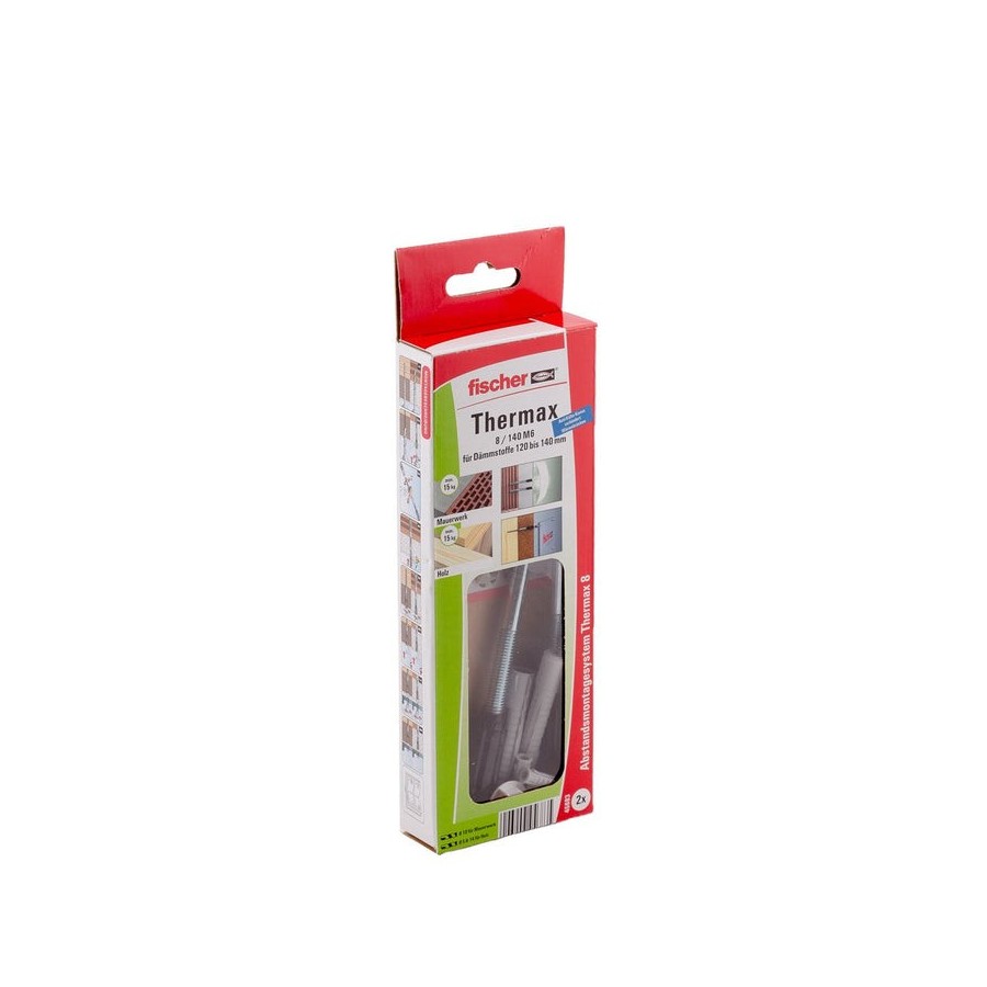 Fischer 045683 tornillo/tuerca m6 2 pieza(s)