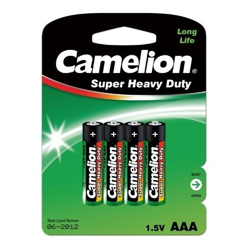 Pilas camelion verde aaa 1.5v (4pcs)