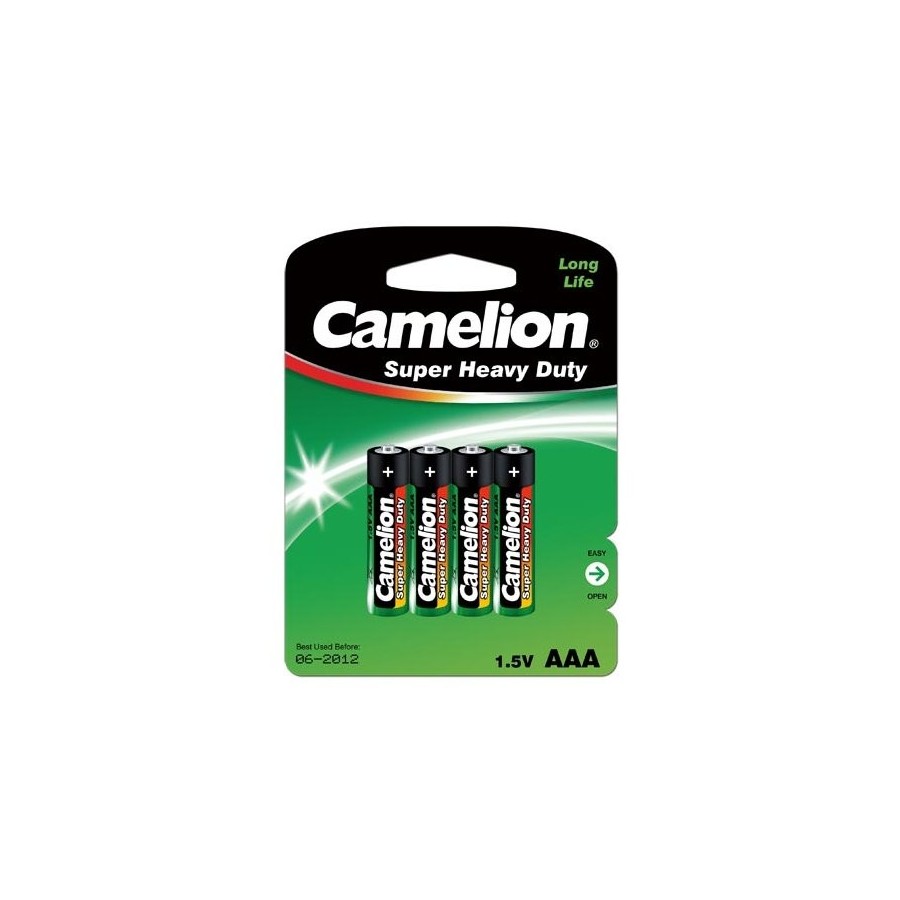 Pilas camelion verde aaa 1.5v (4pcs)