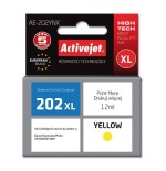 Tinta activejet ae-202ynx (reemplazo para epson 202xl h44010 - supreme - 12 ml - amarillo)
