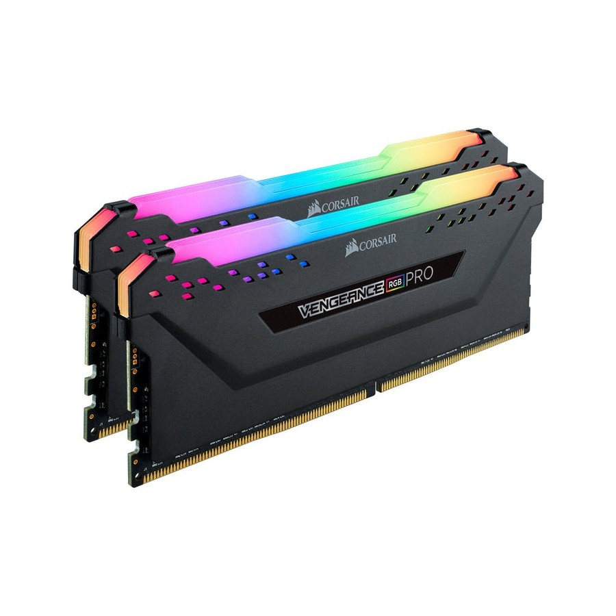 Memoria ram corsair vengeance rgb pro 2 x 16gb ddr4 2666mhz 1.35v cl16 dimm