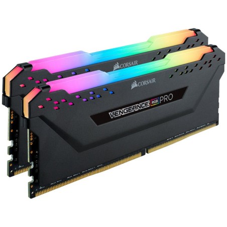Memoria ram corsair vengeance rgb pro 2 x 16gb ddr4 2666mhz 1.35v cl16 dimm