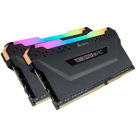 Memoria ram corsair vengeance rgb pro 2 x 16gb ddr4 2666mhz 1.35v cl16 dimm