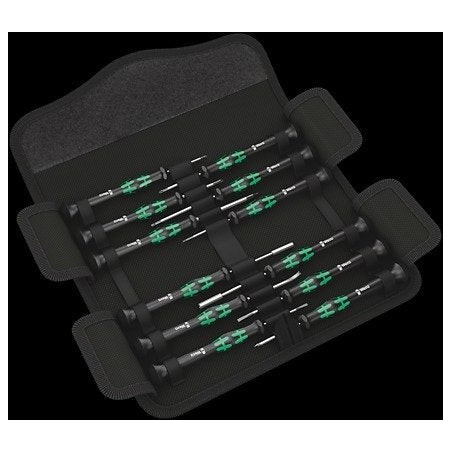 Wera micro 12 electronics 1 juego destornillador estándar