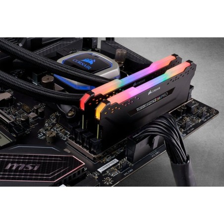 Memoria ram corsair vengeance rgb pro 2 x 16gb ddr4 2666mhz 1.35v cl16 dimm