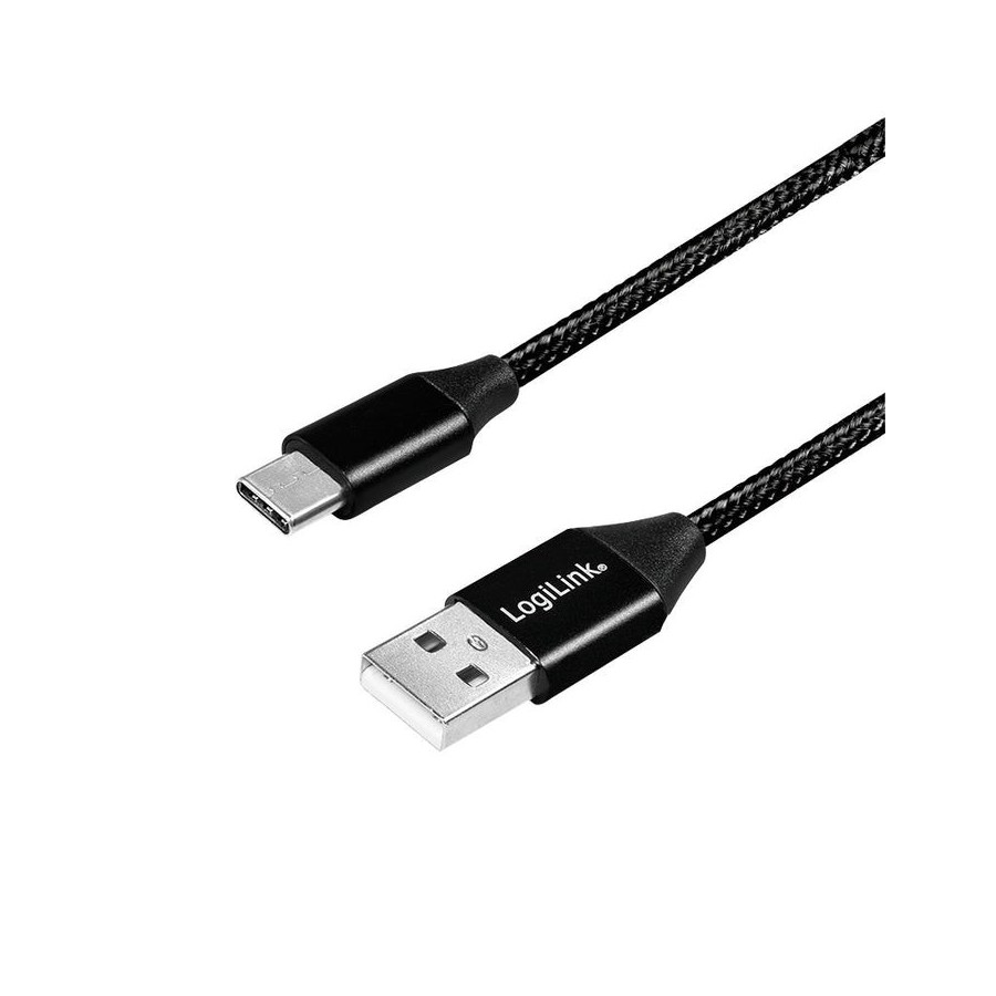 Logilink cu0140 cable usb 1 m 2.0 usb c usb a negro