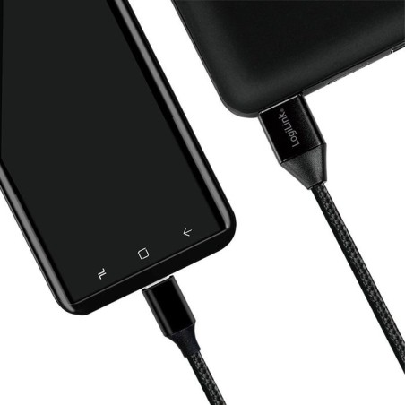 Logilink cu0140 cable usb 1 m 2.0 usb c usb a negro