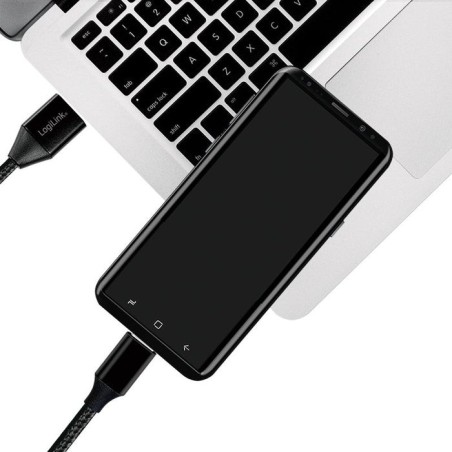 Logilink cu0140 cable usb 1 m 2.0 usb c usb a negro