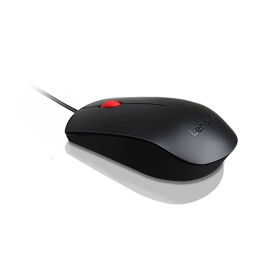 Lenovo essential ratón ambidextro usb tipo a óptico 1600 dpi