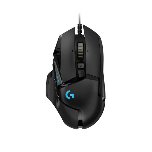 Logitech raton usb optico g502 hero gaming 16000 dpi  negro