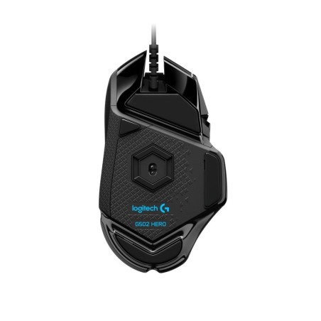 Logitech raton usb optico g502 hero gaming 16000 dpi  negro