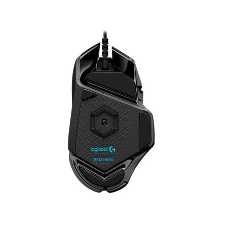 Logitech raton usb optico g502 hero gaming 16000 dpi  negro