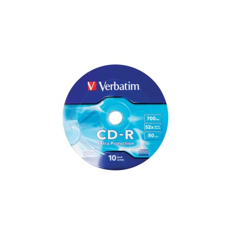 Verbatim cd-r 52x 700mb ops wrap ep cd-r 700mb 10pieza(s) 43725